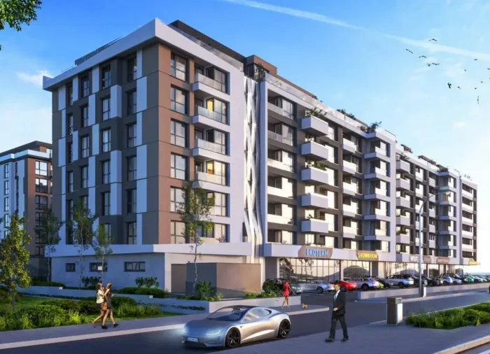 Четырёхкомнатная квартира 128 м² с тремя спальнями в Azimuth Ring, Бургас