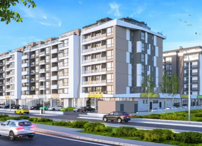Двухкомнатная квартира 61 м² с восточной экспозицией в Azimuth Ring, Бургас
