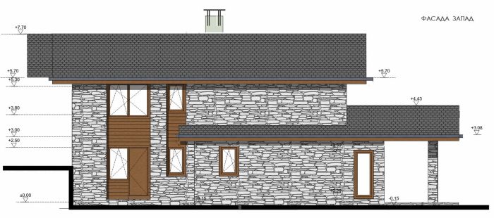 Zweistöckiges Haus 3 Schlafzimmer 268 m² | Katarino SPA Typ 3