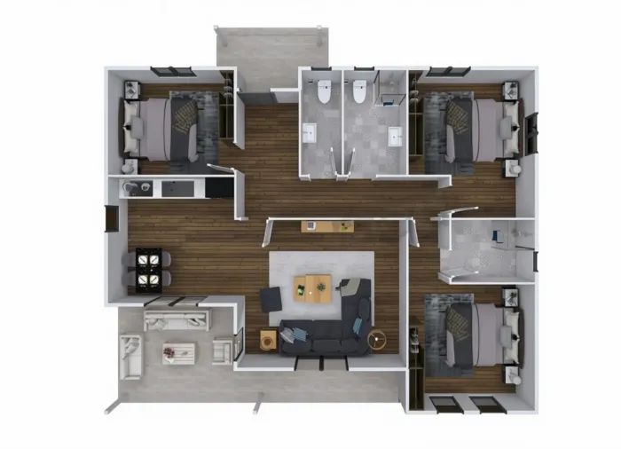 Modular 3-Bedroom House 113 m² in Banja Forest Residence - Vrnjačka Banja