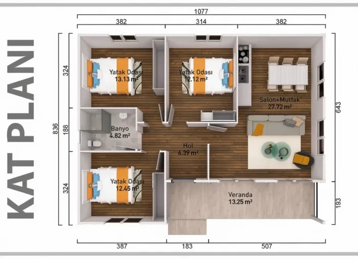 Модульний будинок 90 м² в Banja Forest Residence - Врнячка-Баня