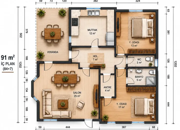 Модульный дом 91 м² в Banja Forest Residence - Врнячка-Баня