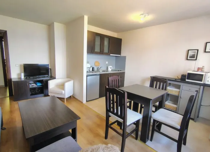Dreizimmerwohnung 76 m² mit Bergblick im Komplex Panorama, Bansko