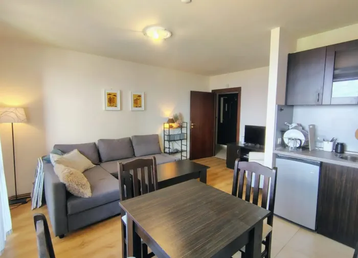 Dreizimmerwohnung 76 m² mit Bergblick im Komplex Panorama, Bansko