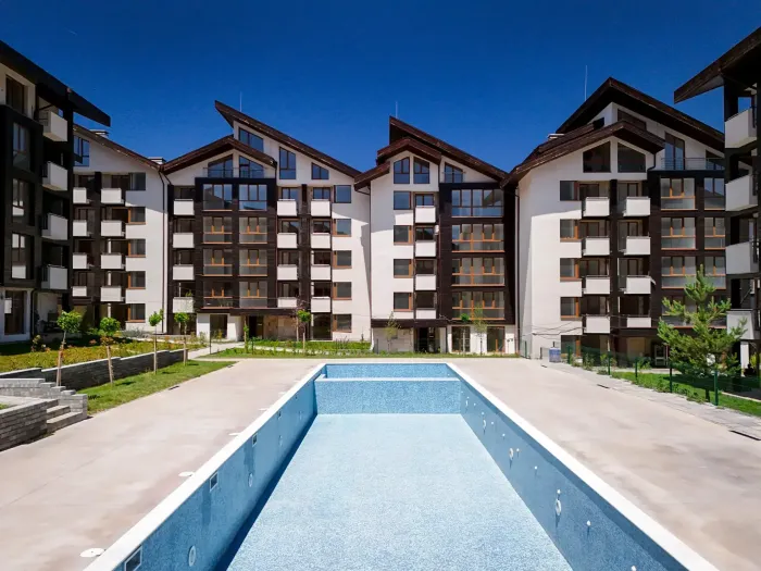 Двухкомнатная квартира 41,92 м² в комплексе Silver Mountain, Разлог